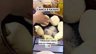 Домашний тандыр! #самса #узбекскаясамса #узбекскакухня #тандыр #тандир #самсаузбекская #самсавказане