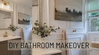 DIY BATHROOM MAKEOVER ON A BUDGET | BATHROOM TRANSFORMATION | SMALL BATHROOM DESIGN IDEAS !