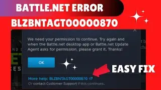 Blzbntagt00000870 Battle.Net Error Warzone / Warfare 2 - 7 Ways To Fix