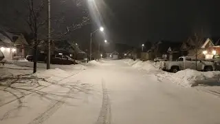 Snowy Lindsay Ontario