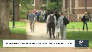 Biden announces more student debt cancellation