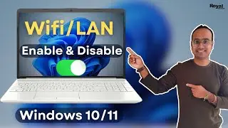 Enabling and Disabling Wi-Fi and LAN in Windows 10 and 11