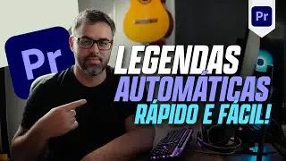 Como criar LEGENDA AUTOMÁTICA no Adobe Premiere | Tutorial