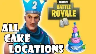 Fortnite: Birthday Cake Locations! Dance in front of different Birthday Cakes Fornite Birthday Cakes