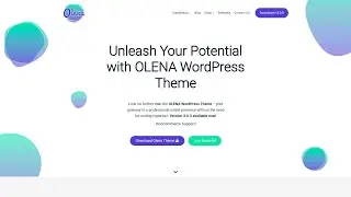 Olena Theme 3.0. WooCommerce Support. Blog Templates