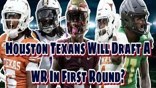 Houston Texans Are Looking At WR’s In The NFL Draft?￼