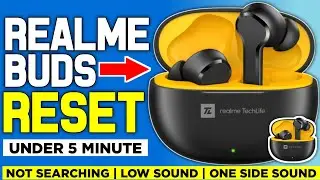 How To RESET Realme TechLife Earbuds T100? | Realme TechLife Buds Reset | Blutooth Error ✅