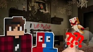 Too SCARY minecraft map! 😱saving my girlfriend in house of screams!
