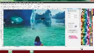 Cara Menggabungkan 2 Gambar dengan Efek Transparansi di CorelDRAW