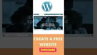 How to Create a free website #wordpress #website #wordpressw3school