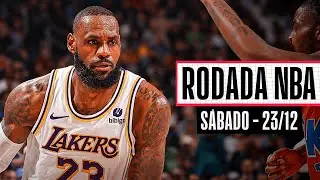 LeBron James tem noite ESPETACULAR com 40 pontos contra OKC! - Rodada NBA 23/12