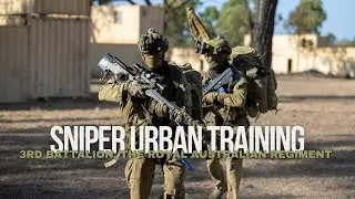 ADF | 3RAR Sniper urban training