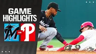 Marlins vs. Phillies Game Highlights (8/14/24) | MLB Highlights