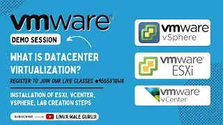 Day-1 What is Datacenter Virtualization | Installation of ESXI-vCenter-vSphere-Lab-Creation Steps