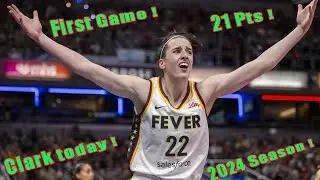 Caitlin Clark with First Game of WNBA 2024 Season | Aug 27,2024 | Clark Highlights today