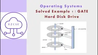 OS59a - Solved Example 1 |  Hard Disk | GATE