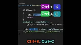 Essential Shortcuts for Faster Coding in Unity and Visual Studio