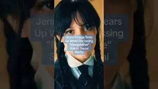 jenna ortega tears up