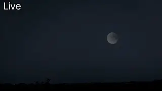 Live Footage Partial Lunar Eclipse Peak - 18 september 2024