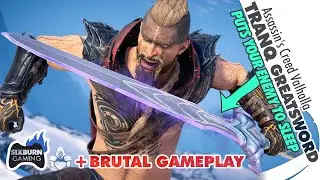 OBLIVION Great Sword Showcase Brutal Gameplay Assassin's Creed Valhalla Moonlight Weapon Pack