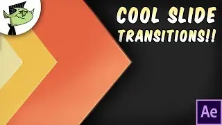 Make a cool slide transition in After Effects - tutorial (no plugins)