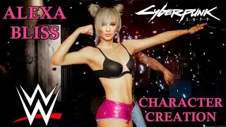 Cyberpunk 2077 Alexa Bliss Character Creation & Clothes