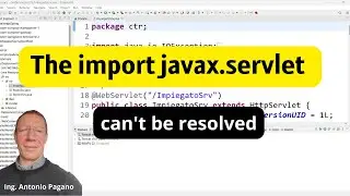 Error - The import javax.servlet cant be resolved