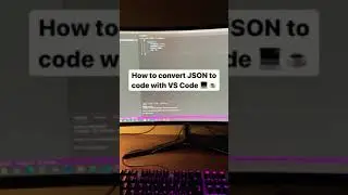 How To Convert JSON To Code With VS Code 🧑‍💻 