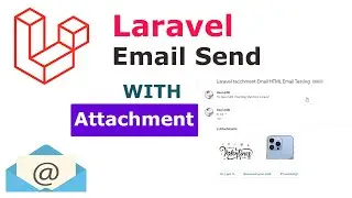 Laravel Email Sending With File/Image Attachment Using Mail Facades 👌 Send Email Using Laravel.