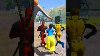 GTA V: Avengers marathon race, who will win? 😱 | #shorts