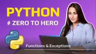 Уроки по Python с НУЛЯ для Data Scientist / Функции, аннотации типов typing, args/kwargs, Exceptions