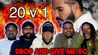 Kendrick Lamar Fans React to Drake - Push Ups (Drop & Give Me Fifty)