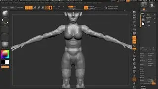 Zbrush 2018 Creating a Character in Zbrush 2018 and importing into Unreal Engine 4...