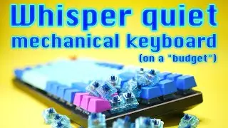 How to build a whisper quiet mechanical keyboard (modded GMMK + Aqua Zilents + Matrix Keycaps)