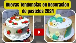 Nuevas tendencias en decoración de pasteles 2024