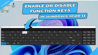 How to Enable or Disable Function Keys in Windows 11/10 | Function Key Not Working Windows 10/11 🌐⌨️