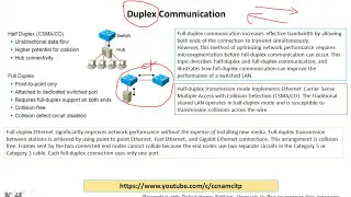 Duplex Communication !! full-duplex mode !! half-duplex mode !! How to Configure Duplex Mode !!