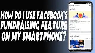 How do I use Facebook's fundraising feature?