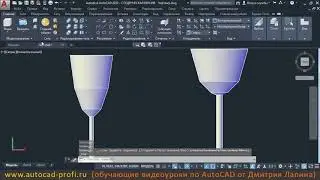 Видеоурок по AutoCAD 2020: 3D команда Вращать