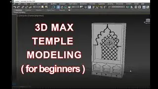 3d max house temple modeling | for beginners