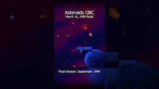 Software Software Software: Early Asteroids GBC Build Footage #Shorts