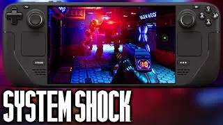 System Shock Remake on LCD Steam Deck - 60 and 40 FPS