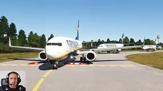 It FINALLY Happened... RYANAIR Rush Hour in Microsoft Flight Simulator (with ATC)