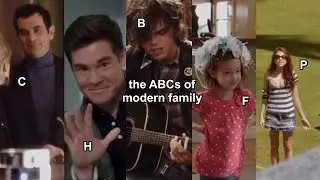 learn the alphabet with modern family