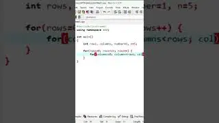 C++ program to print number patterns using for loop || @Code_Block