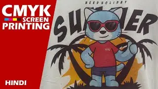 CMYK Screen Printing  | Professional Screen Printing Workshop Conduct Every Month ( Hindi )