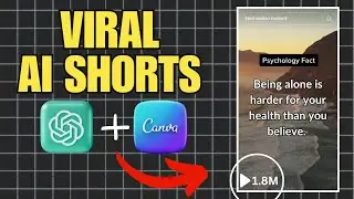 Create 100 MONETIZABLE SHORTS In 10 Mins | Canva Bulk Create