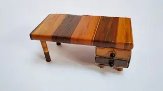 DIY Miniature Study Desk Table | Craft Nifty Creations