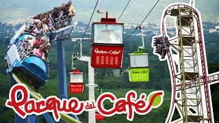 Visiting South America's BEST Theme Park! The AMAZING Parque Del Café in Colombia! Vlog & Tour