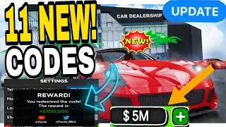 ⚠️HUNT!🔎⚠️CAR DEALERSHIP TYCOON ROBLOX CODES 2024 - CAR DEALERSHIP TYCOON CODES